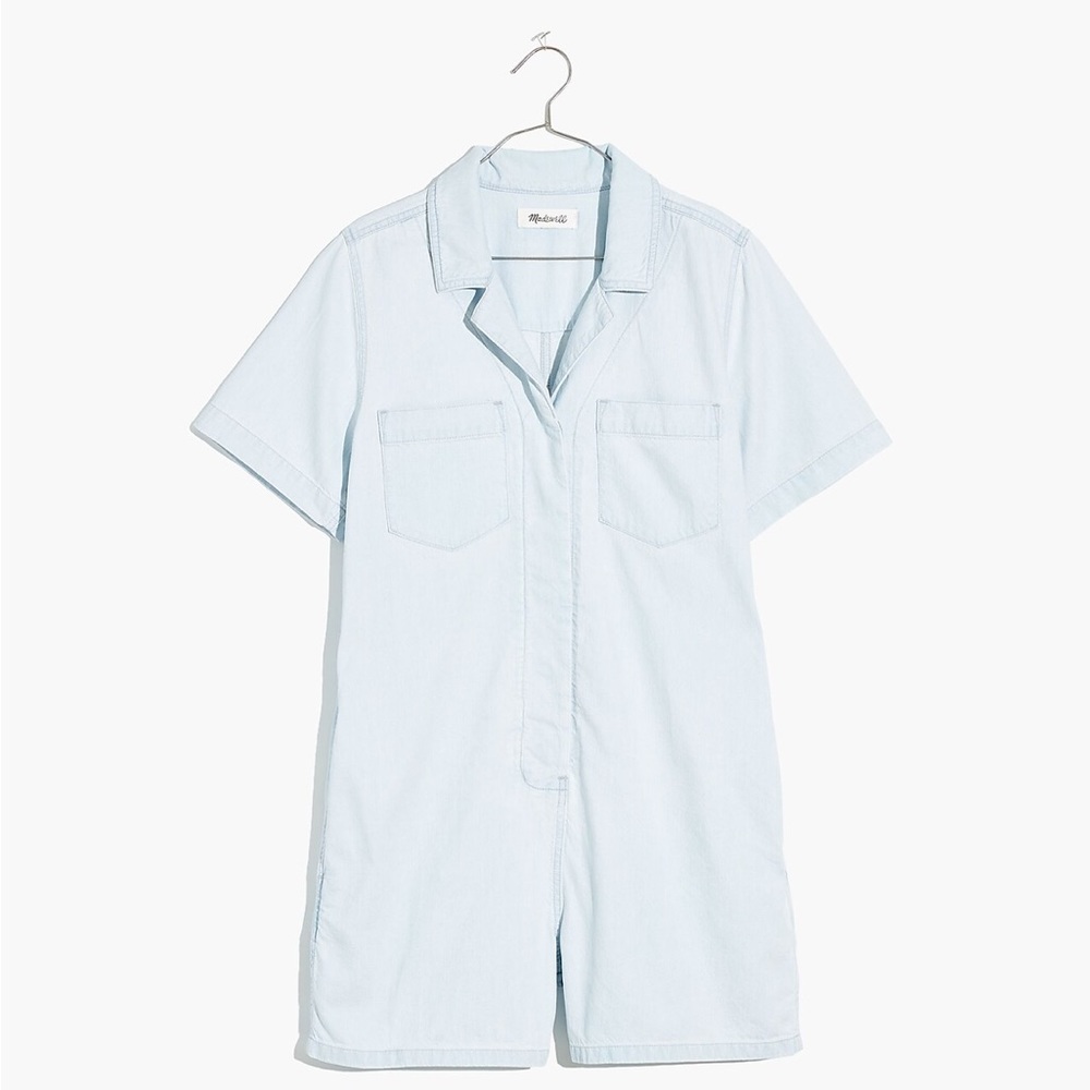 Madewell Denim Relaxed Coverall Romper